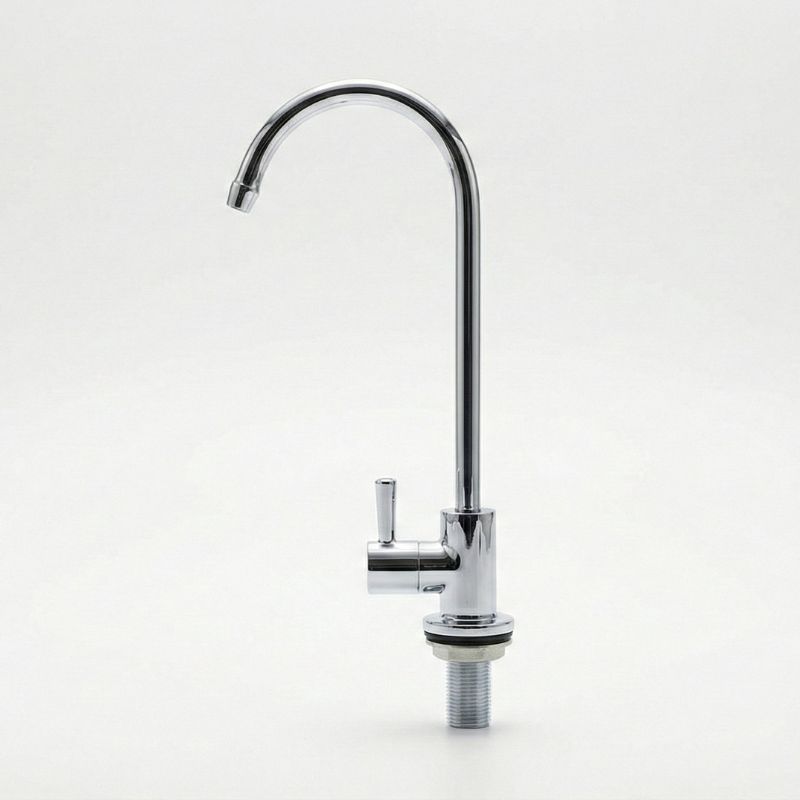 صنبور فلتر مياه - موديل "إوزة" كروم